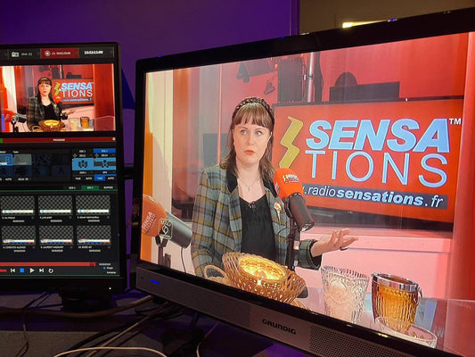 Vu sur Radio Sensations - Février 2024 - Les Ateliers de Minnie Valentine