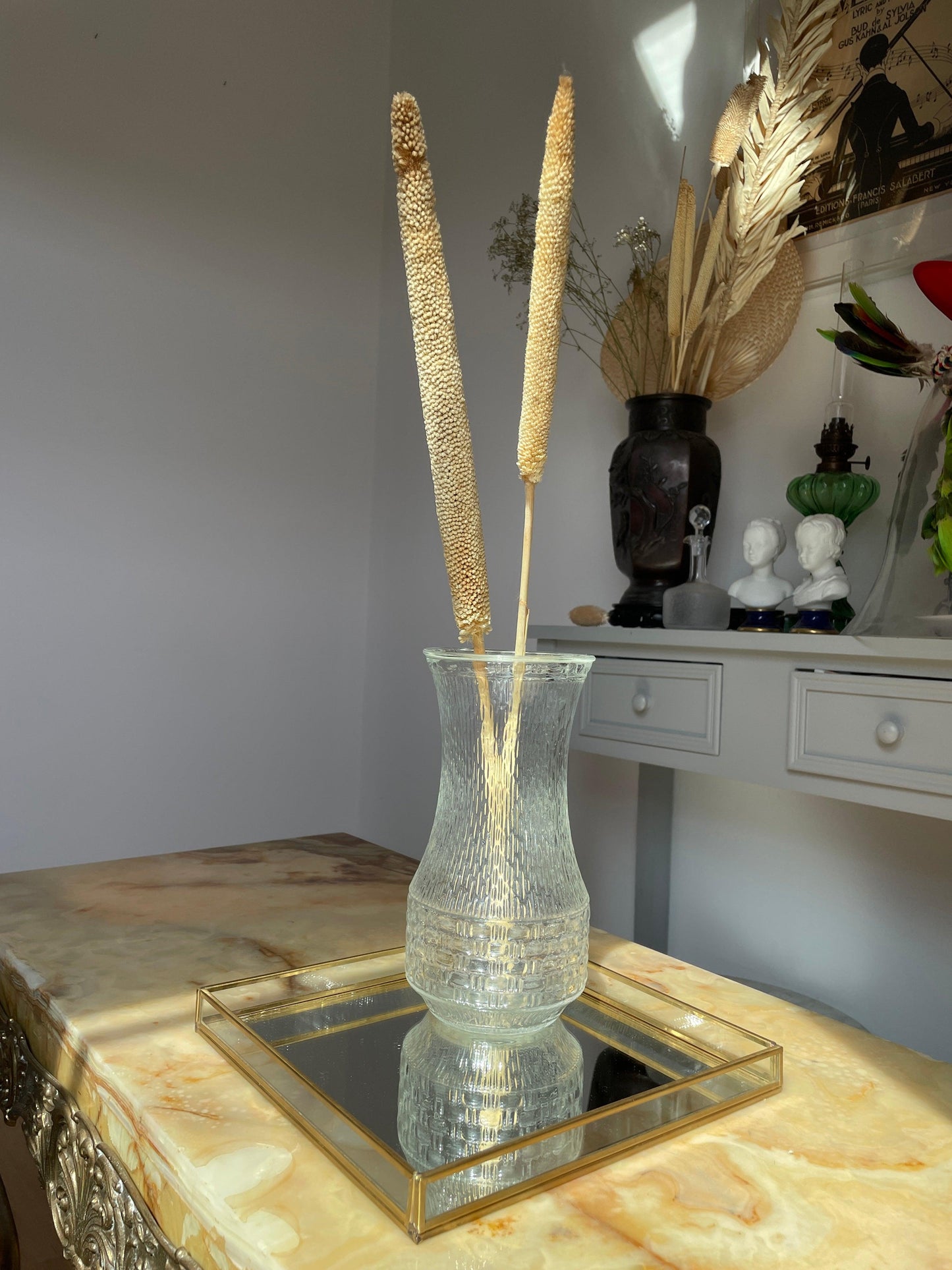 Vase style campagne chic à motifs tressés - Les Ateliers de Minnie Valentine