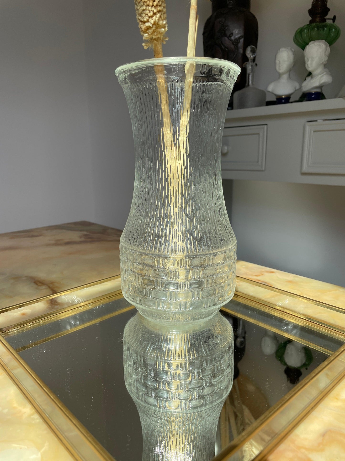 Vase style campagne chic à motifs tressés - Les Ateliers de Minnie Valentine