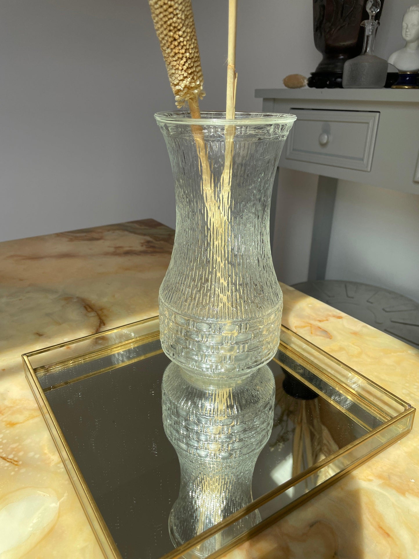 Vase style campagne chic à motifs tressés - Les Ateliers de Minnie Valentine