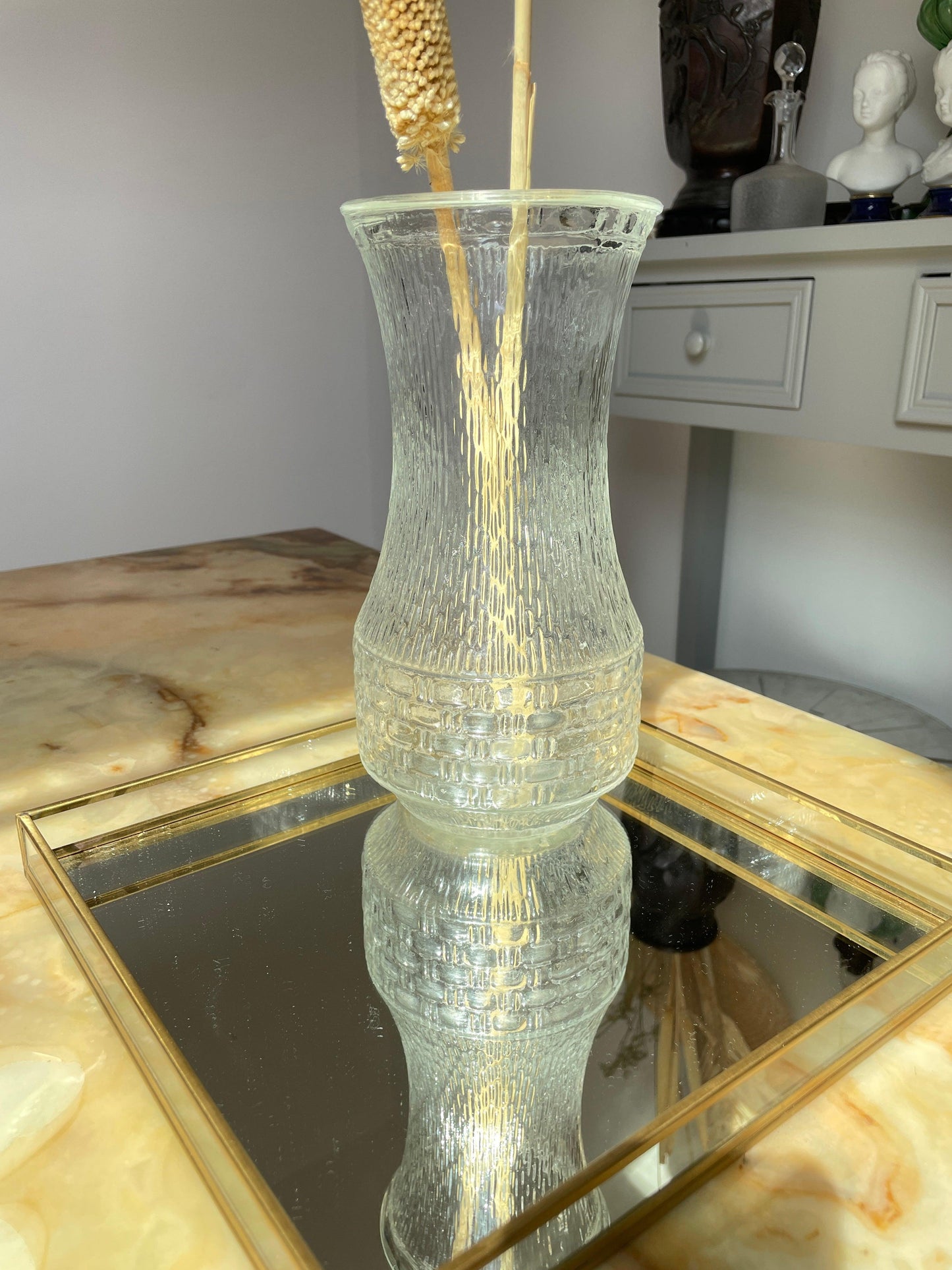 Vase style campagne chic à motifs tressés - Les Ateliers de Minnie Valentine