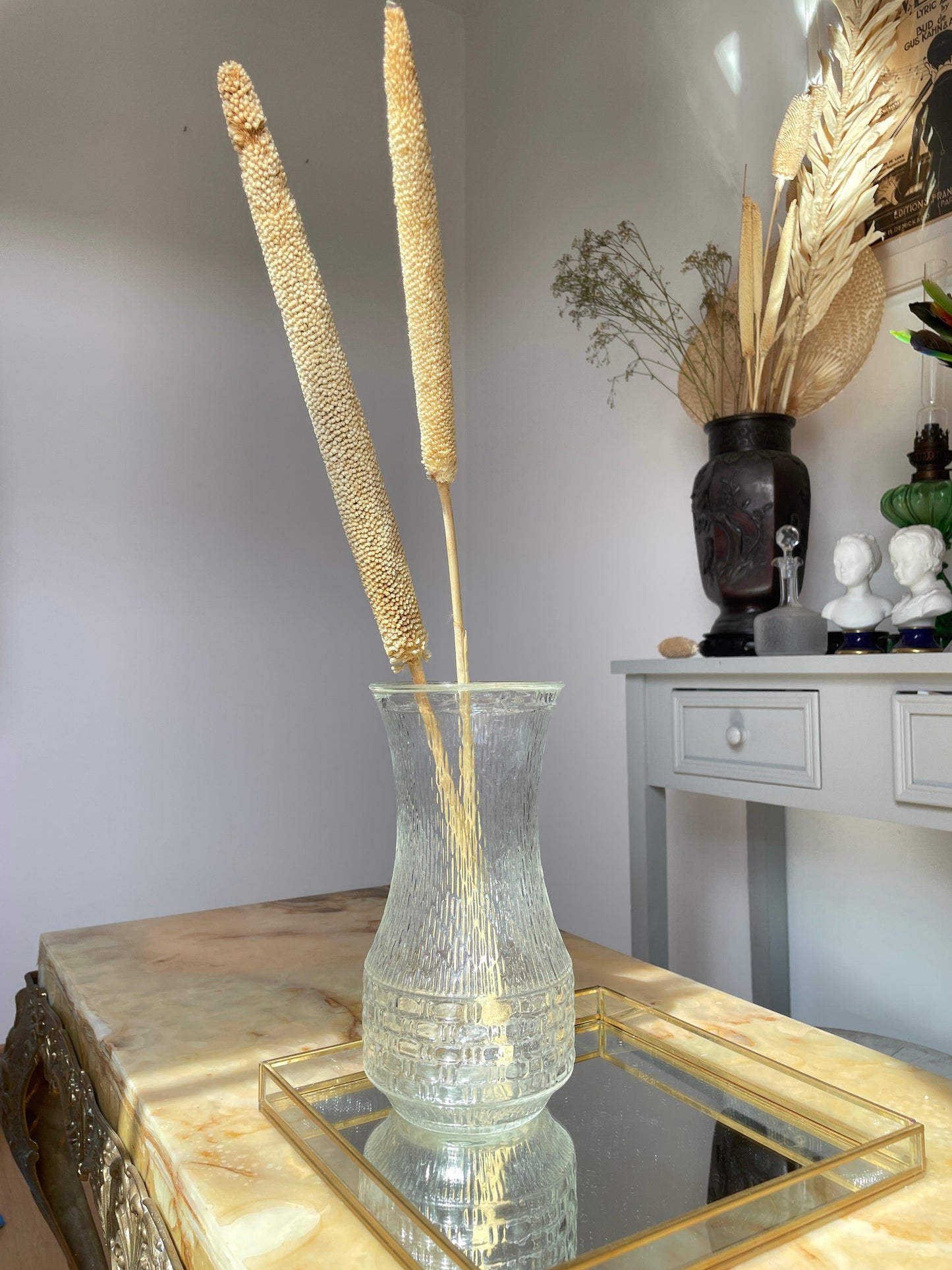 Vase style campagne chic à motifs tressés - Les Ateliers de Minnie Valentine