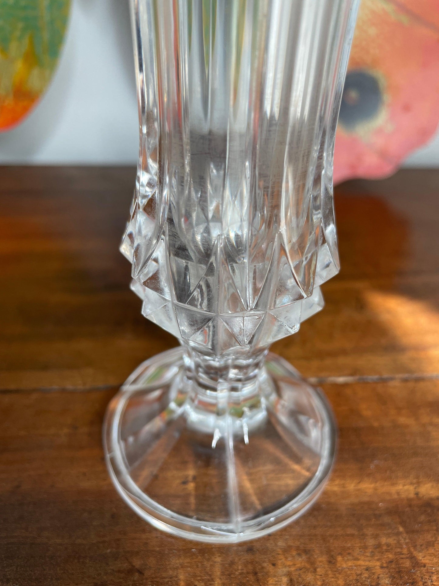 Vase soliflore en cristal d'Arques - Les Ateliers de Minnie Valentine