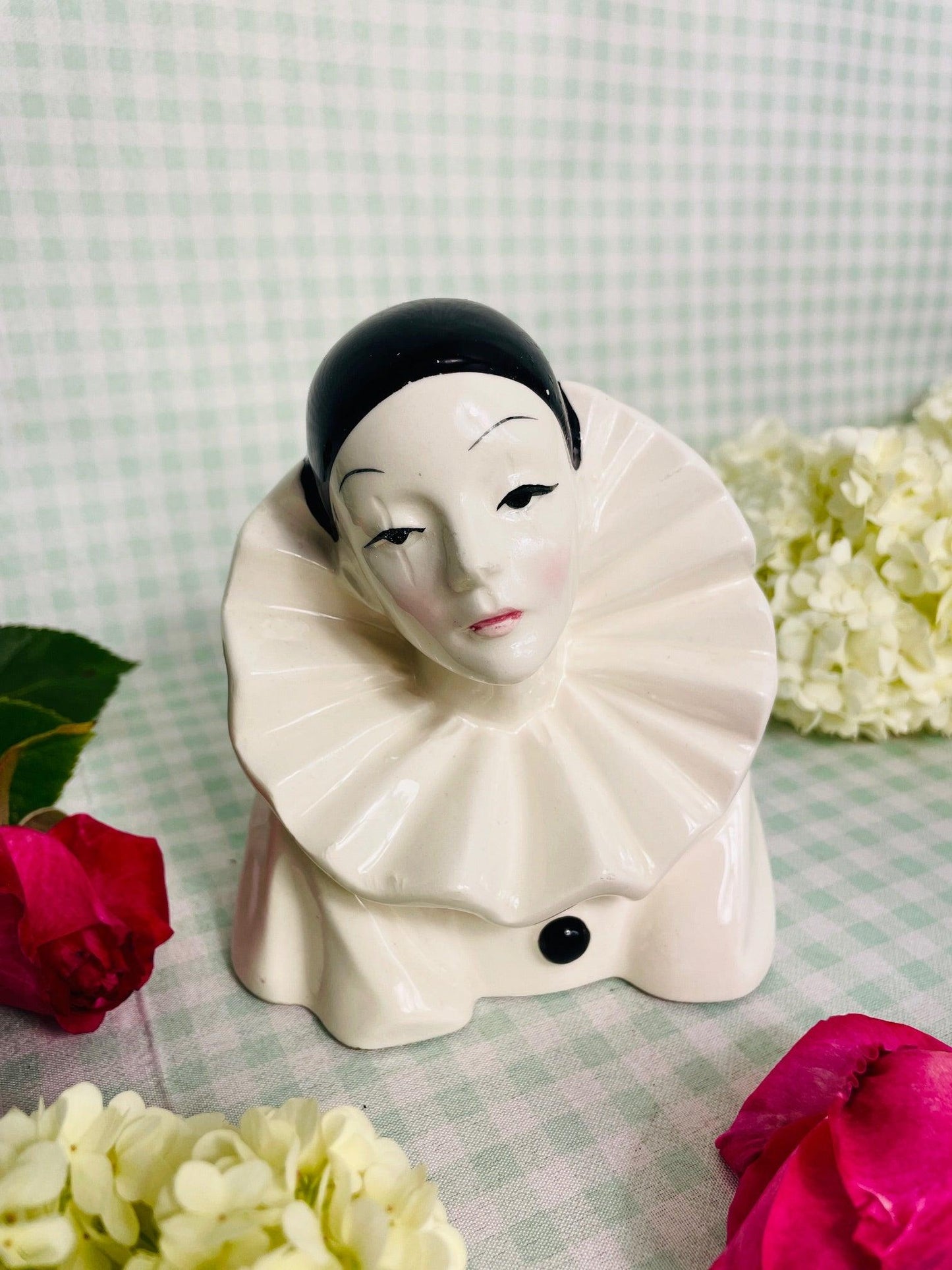 Figurine en céramique Pierrot - Les Ateliers de Minnie Valentine