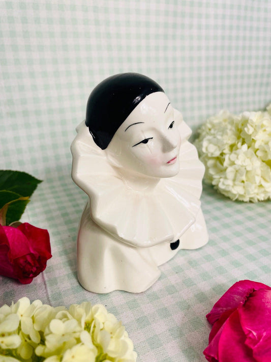 Figurine en céramique Pierrot - Les Ateliers de Minnie Valentine