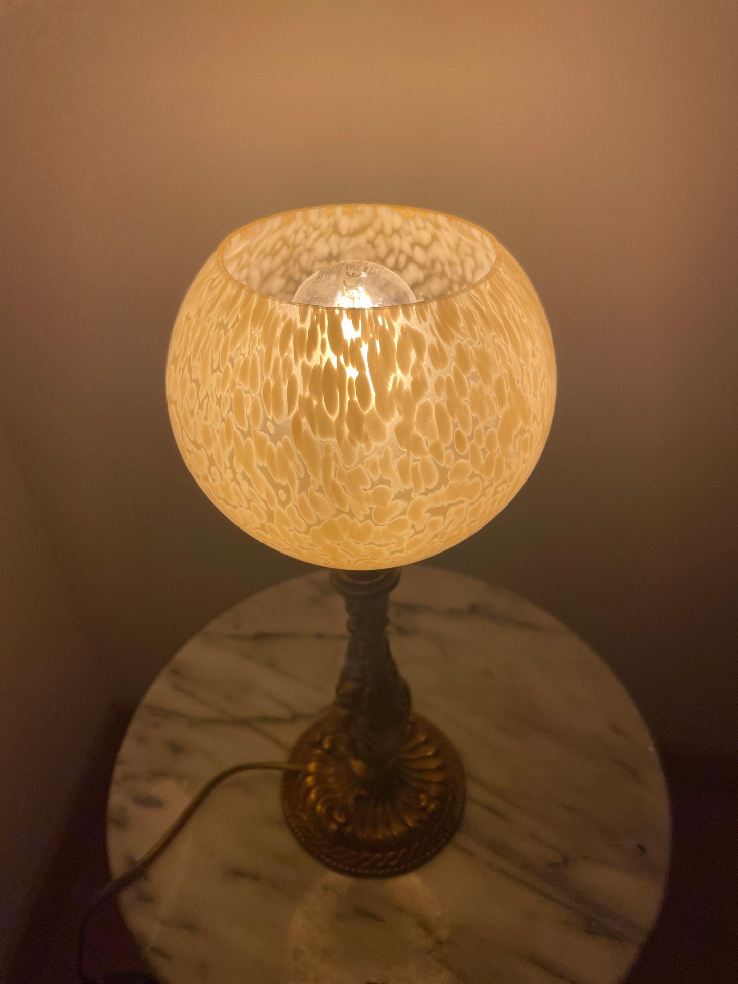 Upcycling lampe à poser inspiration Vintage - Les Ateliers de Minnie Valentine