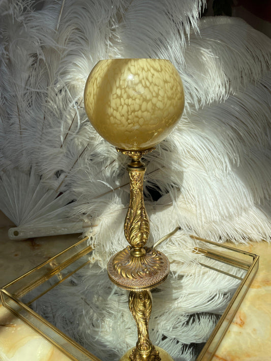 Upcycling lampe à poser inspiration Vintage - Les Ateliers de Minnie Valentine