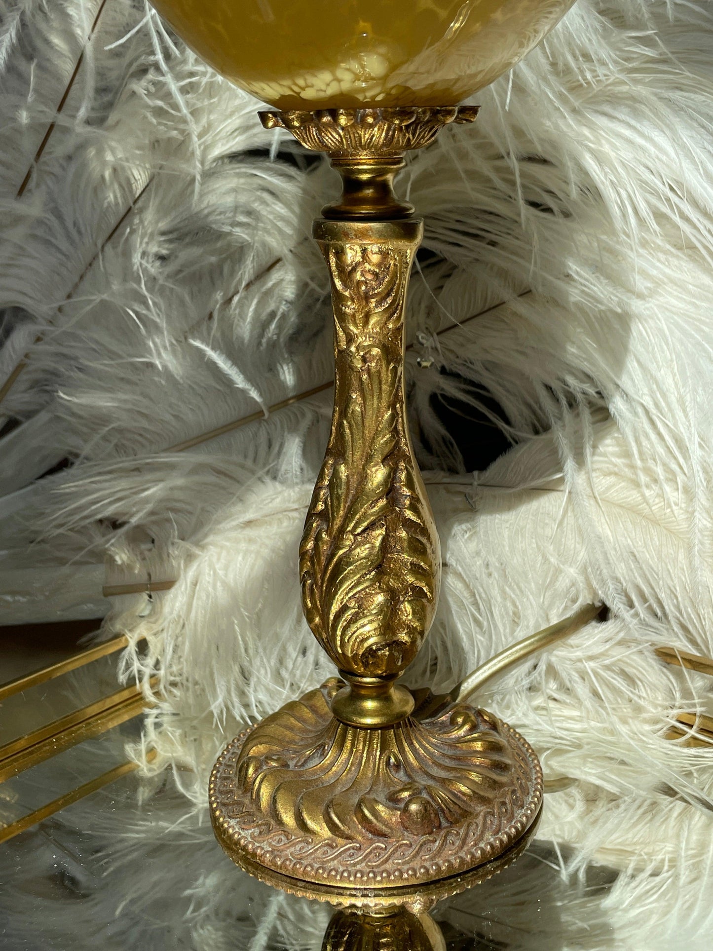 Upcycling lampe à poser inspiration Vintage - Les Ateliers de Minnie Valentine