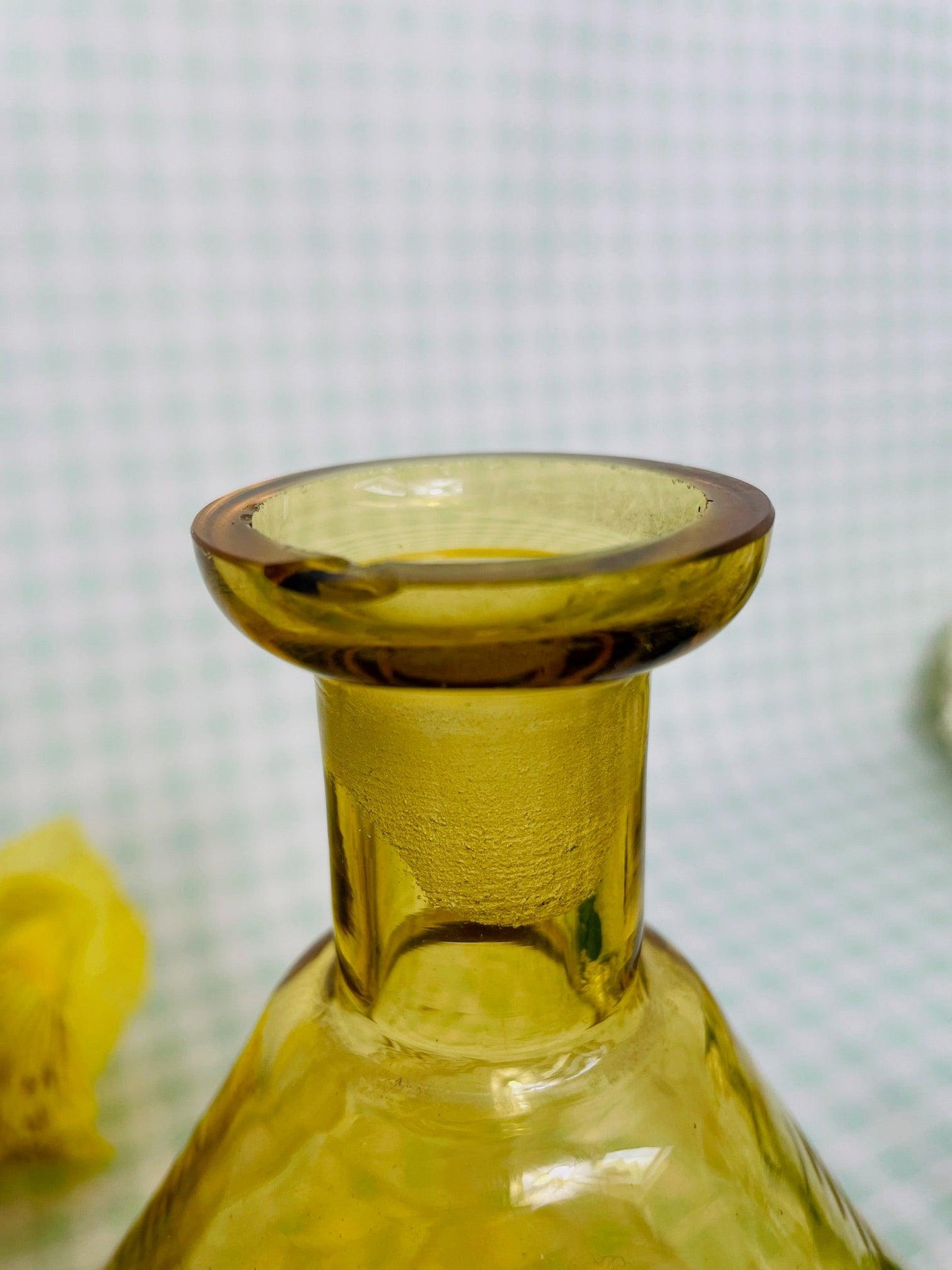 Carafe ancienne cristal made in Tchéchoslovaquie - Les Ateliers de Minnie Valentine