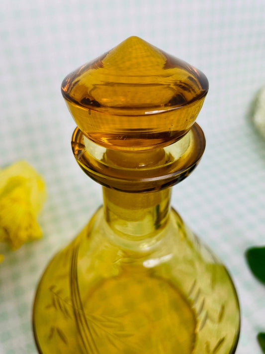 Carafe ancienne cristal made in Tchéchoslovaquie - Les Ateliers de Minnie Valentine