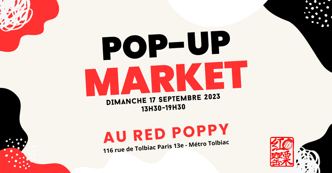 Rendez-vous au Red Poppy pour son 1er POP UP MARKET - Les Ateliers de Minnie Valentine