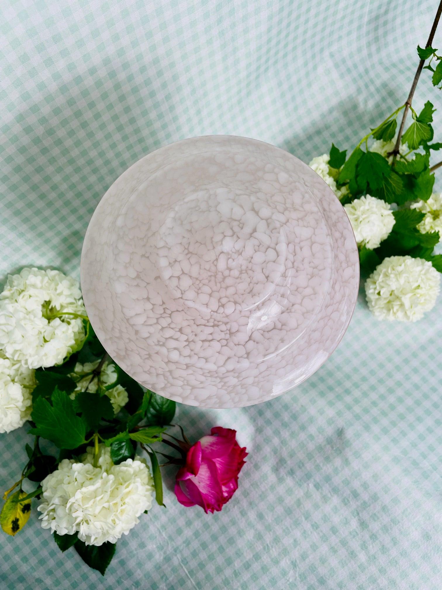 Lampe à poser Globe verre de Clichy Rose - Les Ateliers de Minnie Valentine