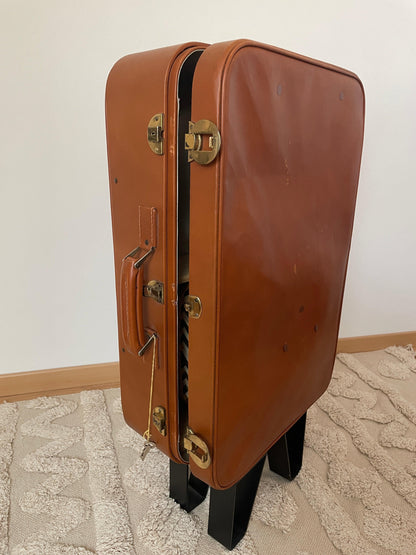 Valise Etagère d'angle Upcycling - Les Ateliers de Minnie Valentine